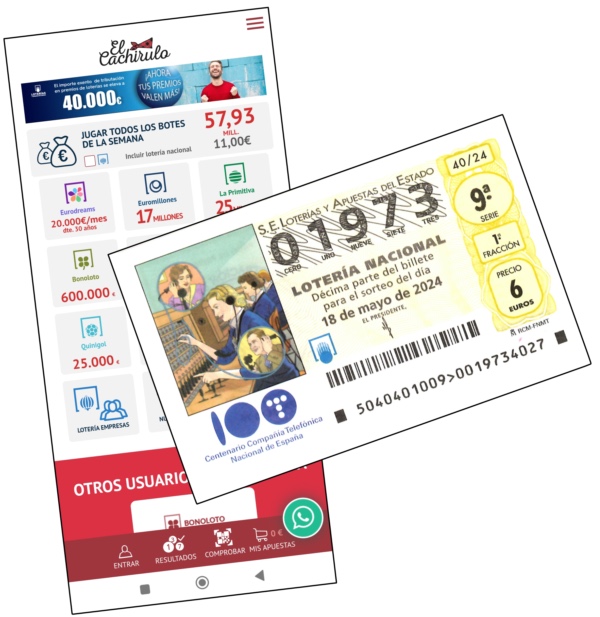 Comprobar premio decimos de loteria